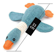 Load image into Gallery viewer, Dog Squeak Toys Wild Goose Sounds Toy Cleaning Teeth Puppy Dogs Chew Supplies Training Supplies Dog Educational Plush Toys 30cm