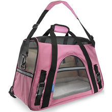 Load image into Gallery viewer, Portable Dog Cat Carrier Bag Pet Puppy Travel Bags Breathable Mesh Small Dog Cat Chihuahua Carrier Outgoing Pets Handbag
