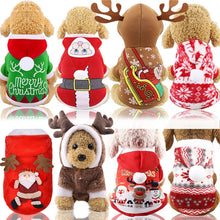 Load image into Gallery viewer, New Dog Clothes Halloween Costumes Dogs Cat Hoodies Chihuahua Winter Dog Coat Pet Clothing Small Dogs Cats Clothes Christmas
