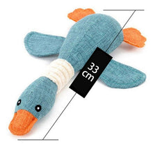 Load image into Gallery viewer, Dog Squeak Toys Wild Goose Sounds Toy Cleaning Teeth Puppy Dogs Chew Supplies Training Supplies Dog Educational Plush Toys 30cm
